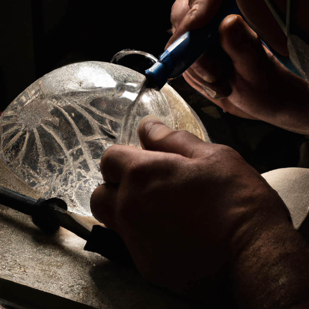 Tecnico vetroresina durante levigatura scafi, dettaglio delle mani